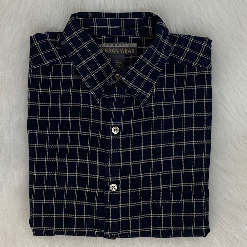 Structure Urban Wear Long Sleeve Shirt with Pocket